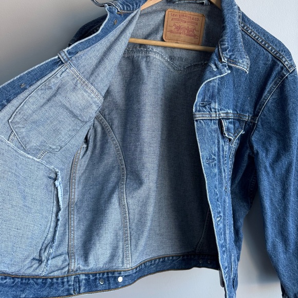 Vintage Levi's Denim Trucker Jacket XS Blue Jean Classic Made in Canada EUC - Picture 12 of 15